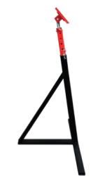Adjustable sailboat stands with high-strength construction and corrosion-resistant coating.